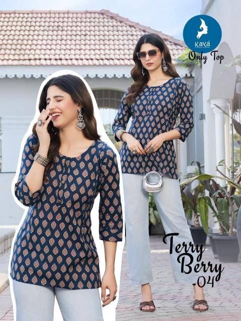 Kaya terry berry Kurti wholesale online in Gujarat